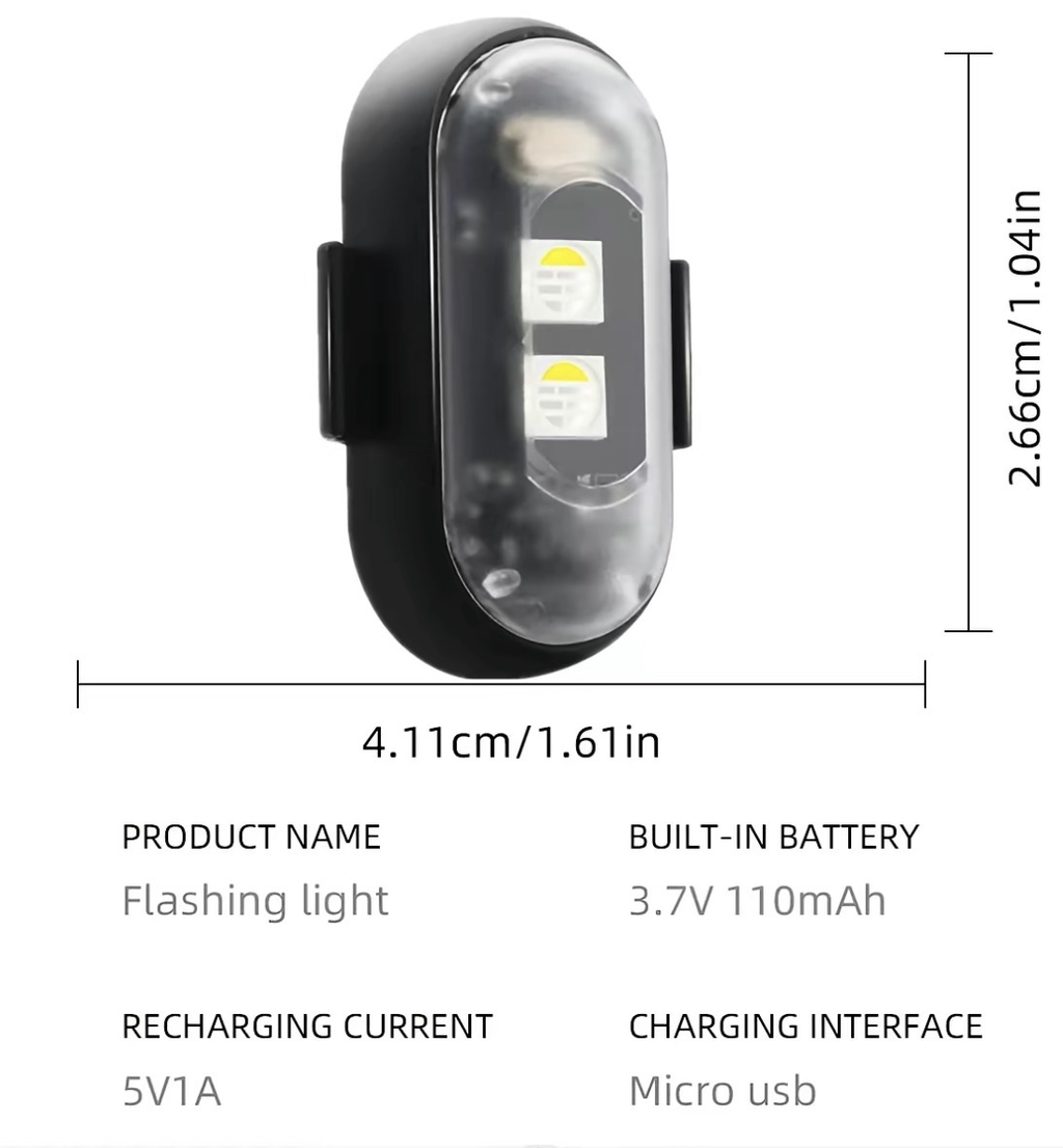 RGB LED Car & Bike Lights (Remote Controlled)